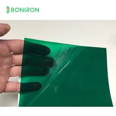 Transparent Green PVC Self Adhesive Label